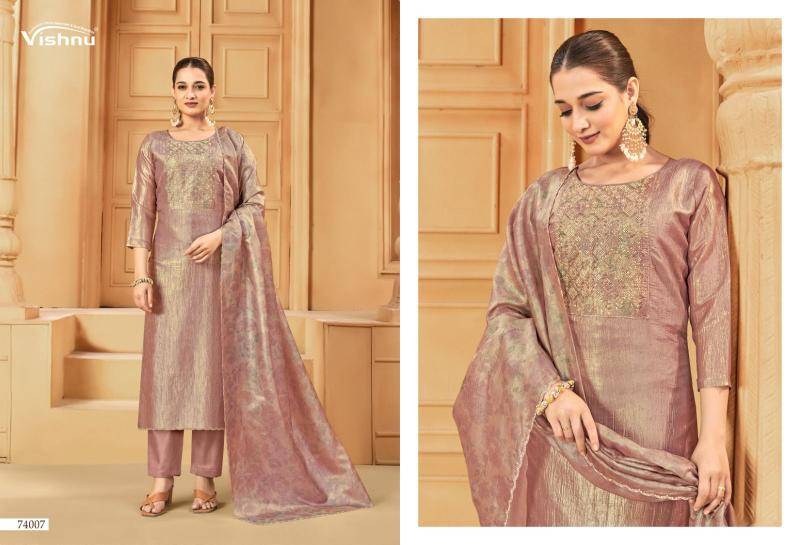 Vishnu tarana Unstitched dress material wholesalers